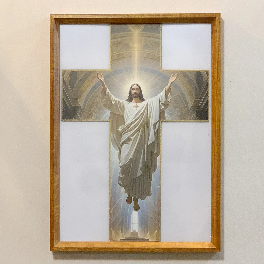 Vintage Wooden Jesus Christ Cross