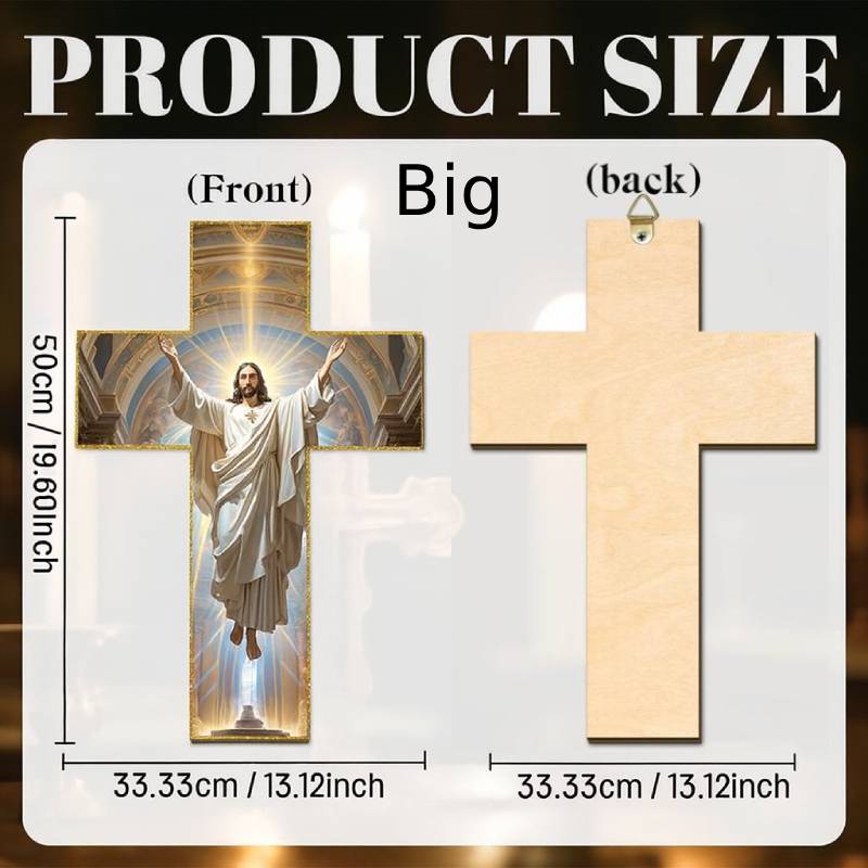 Vintage Wooden Jesus Christ Cross