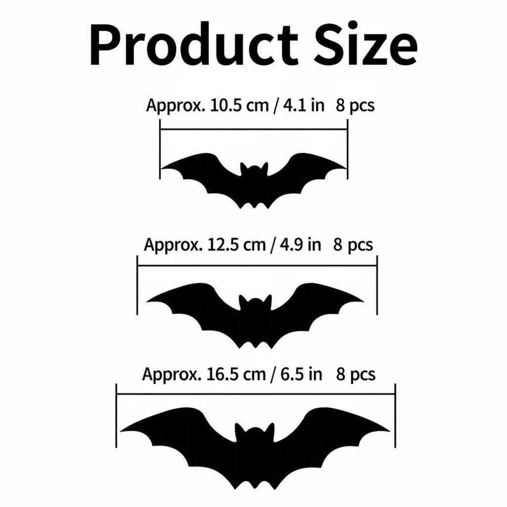 3D LED Bat Wall Decor