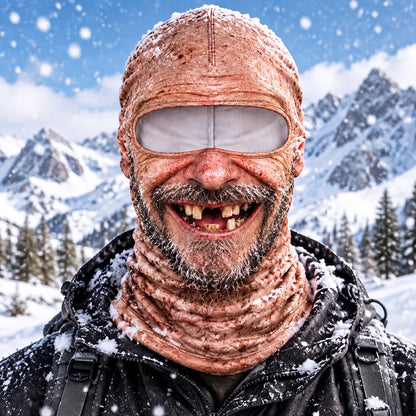 Funny 3D Old Man Face Balaclava