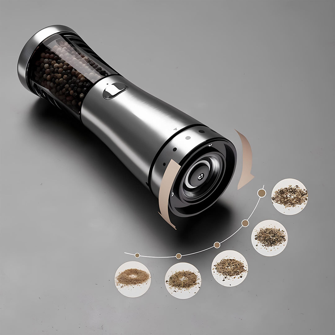 Electric salt and pepper grinder