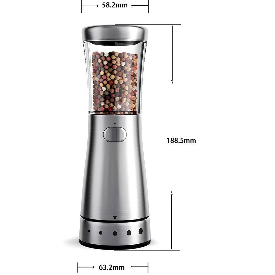 Electric salt and pepper grinder