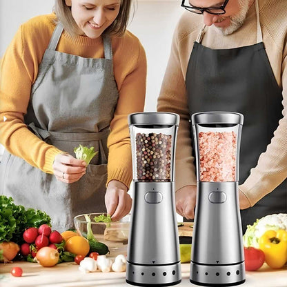 Electric salt and pepper grinder