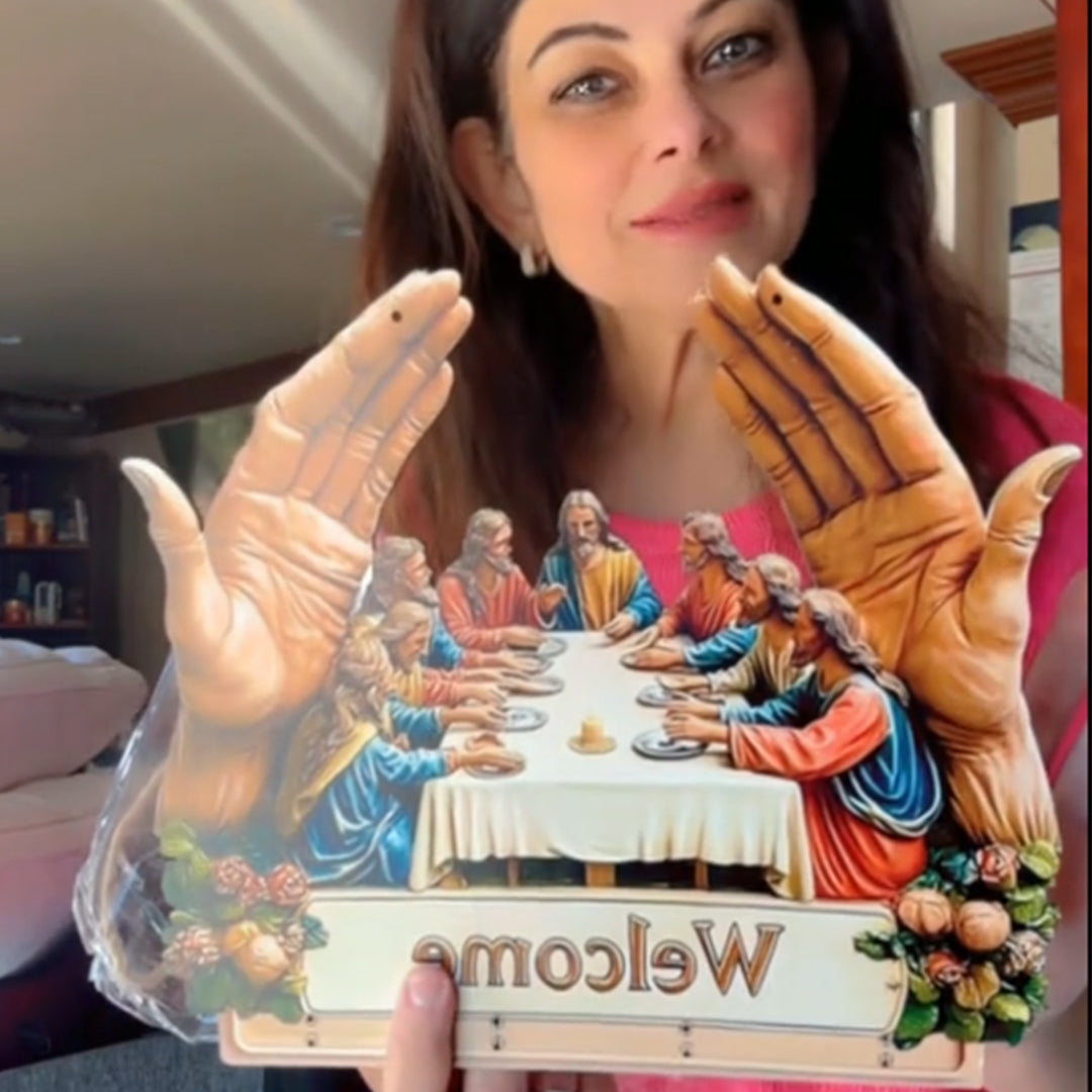 Jesus & Disciples Wall Hanging Key Rack