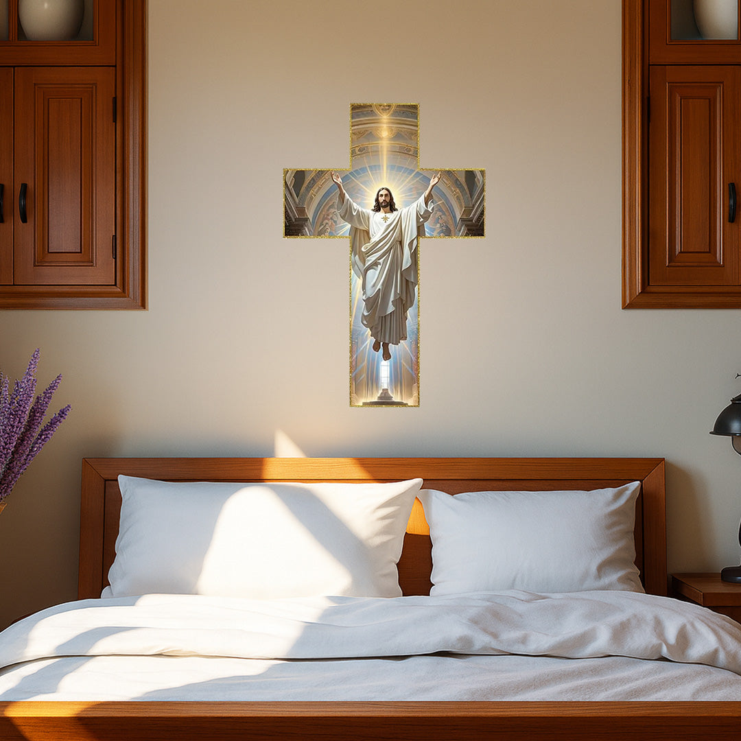 Vintage Wooden Jesus Christ Cross