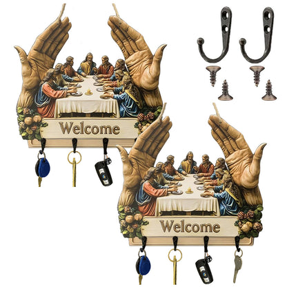 Jesus & Disciples Wall Hanging Key Rack
