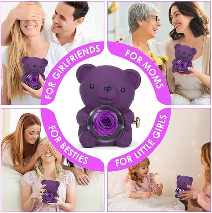 Forever Rose Bear Gift Box