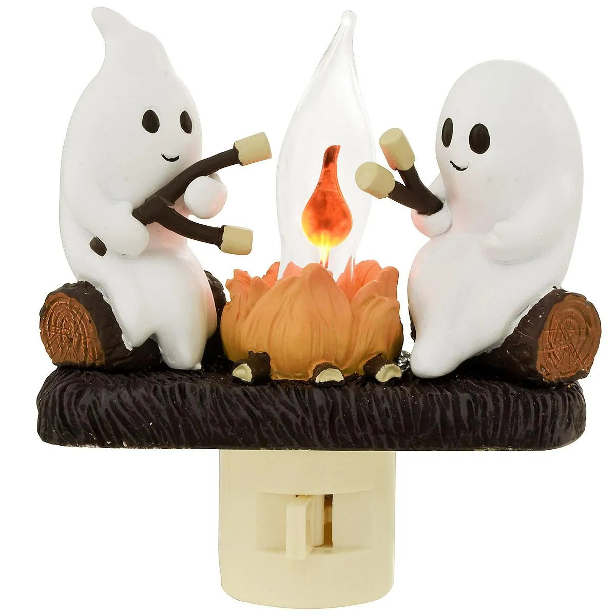 👻Ghosts Roasting Campfire  Flicker Flame Night Light