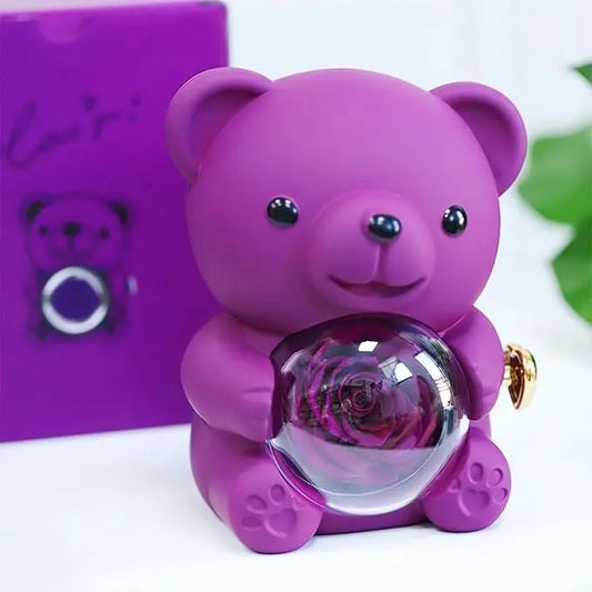 Forever Rose Bear Gift Box