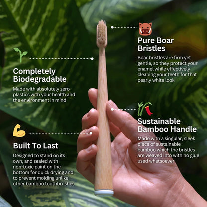 Bamboo Horsehair Toothbrush