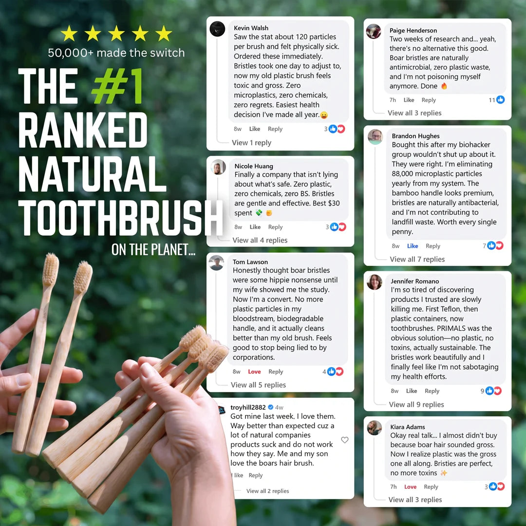 Bamboo Horsehair Toothbrush