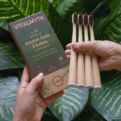 Bamboo Horsehair Toothbrush