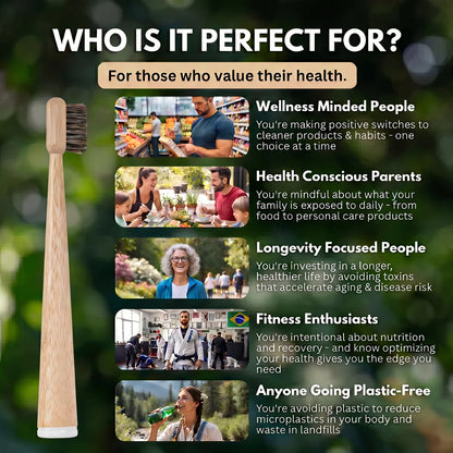 Bamboo Horsehair Toothbrush
