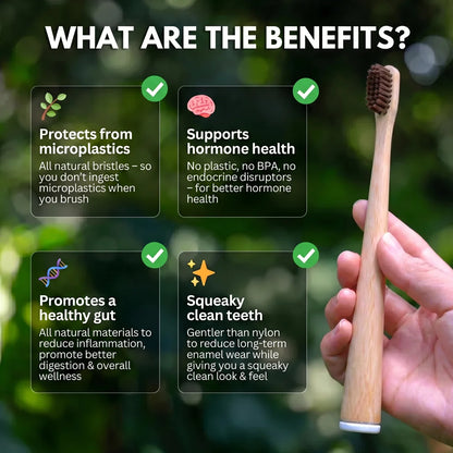 Bamboo Horsehair Toothbrush