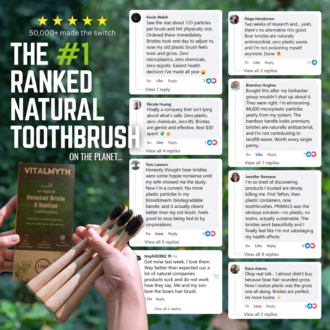 Bamboo Horsehair Toothbrush