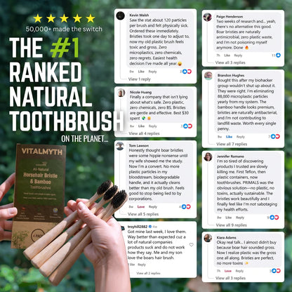 Bamboo Horsehair Toothbrush
