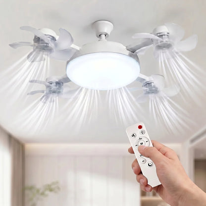 2-in-1 Socket Fan Light