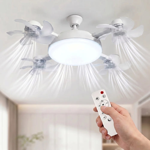 2-in-1 Socket Fan Light