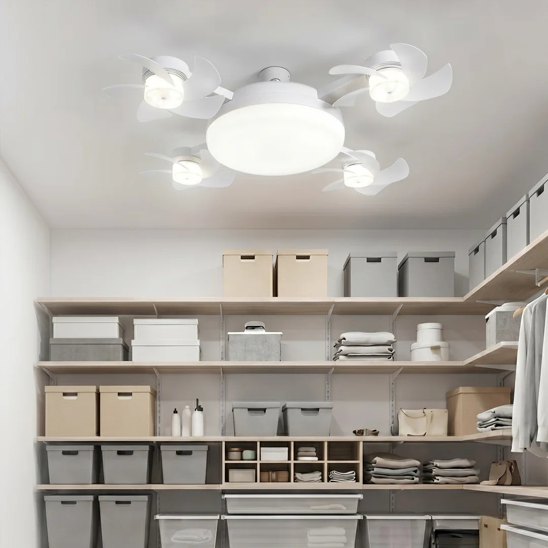 2-in-1 Socket Fan Light