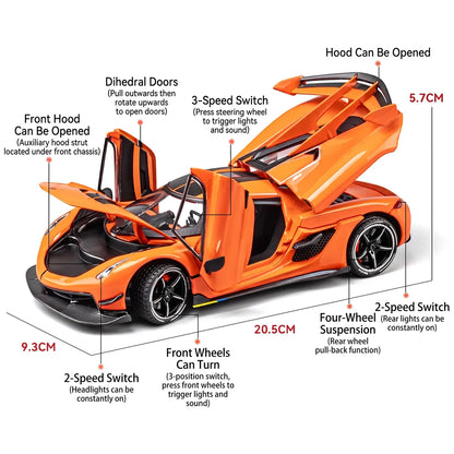 1:24 Supercar Diecast Model