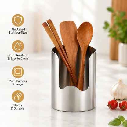 Stainless Steel Kitchen Utensil Organizer