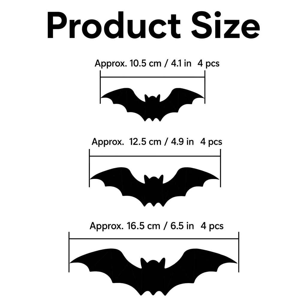 3D LED Bat Wall Decor