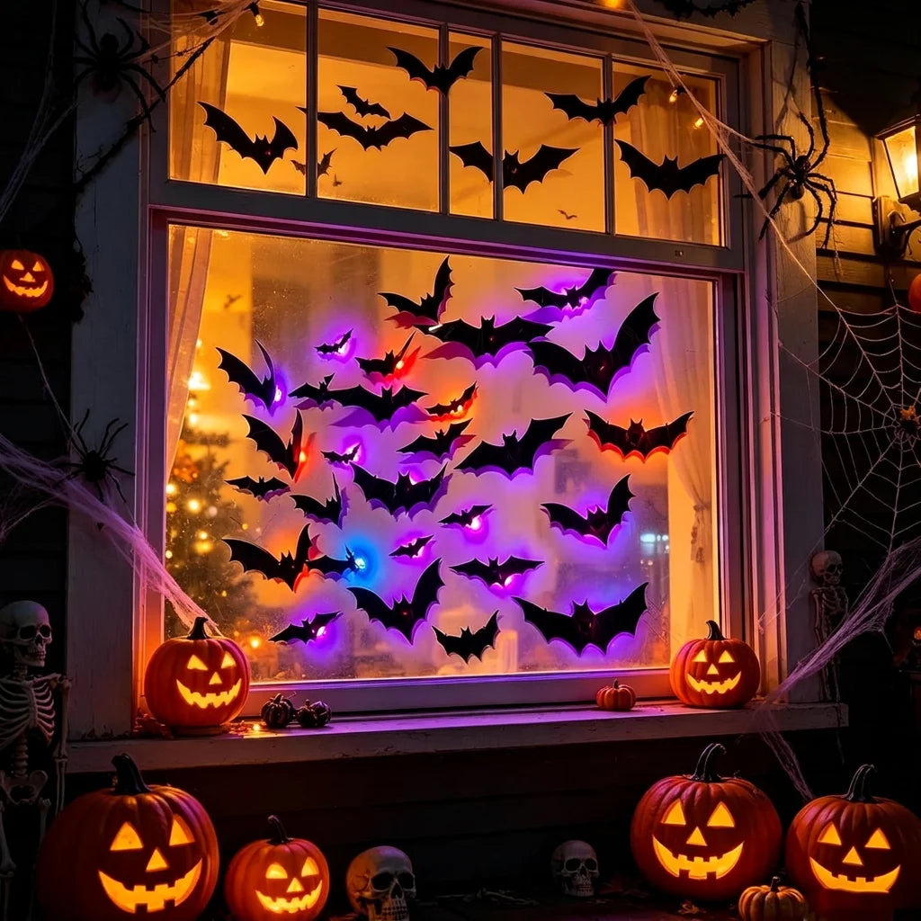 3D LED Bat Wall Decor