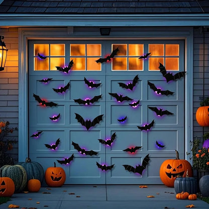 3D LED Bat Wall Decor