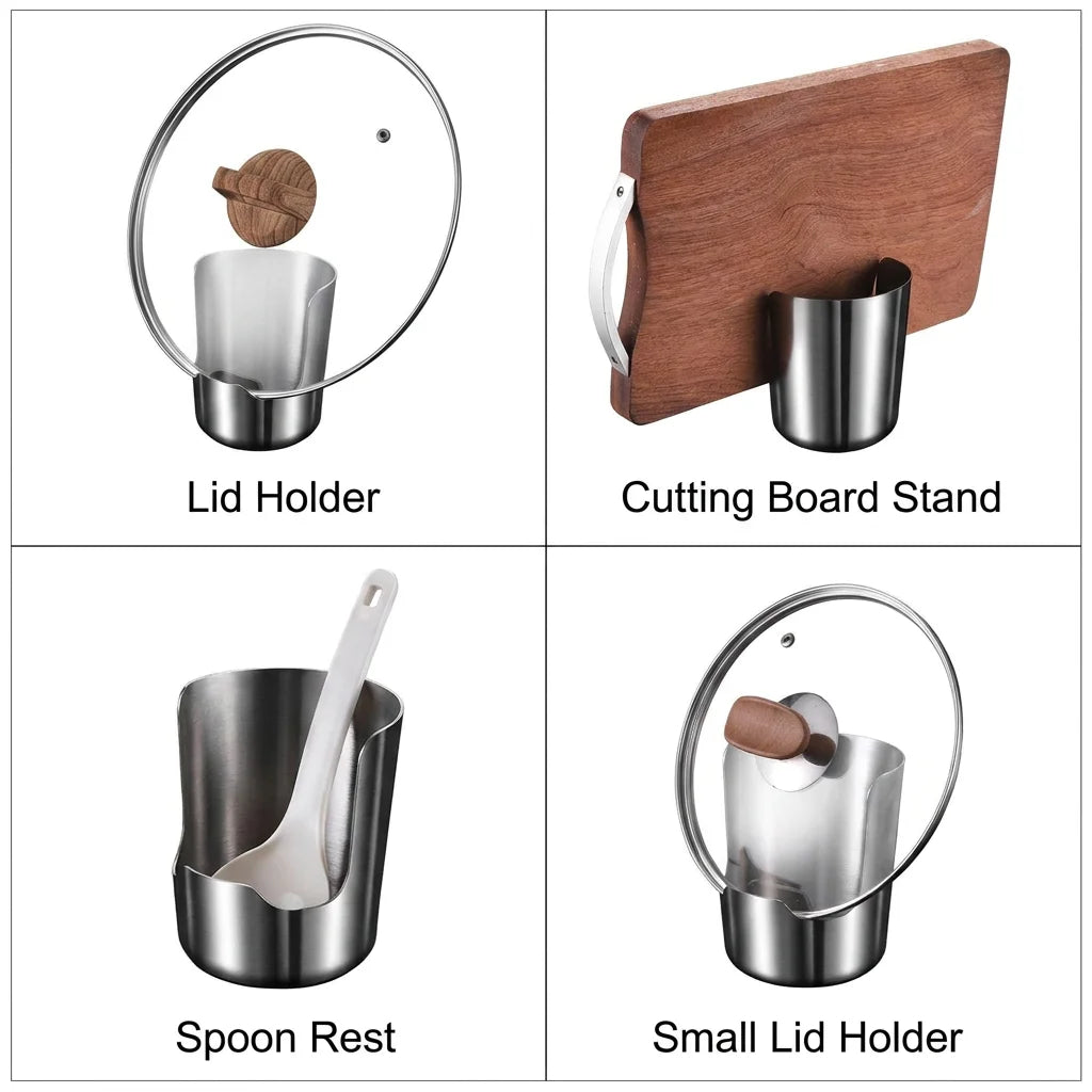 Heavy-Duty 304 Stainless Steel Kitchen Organizer Rack