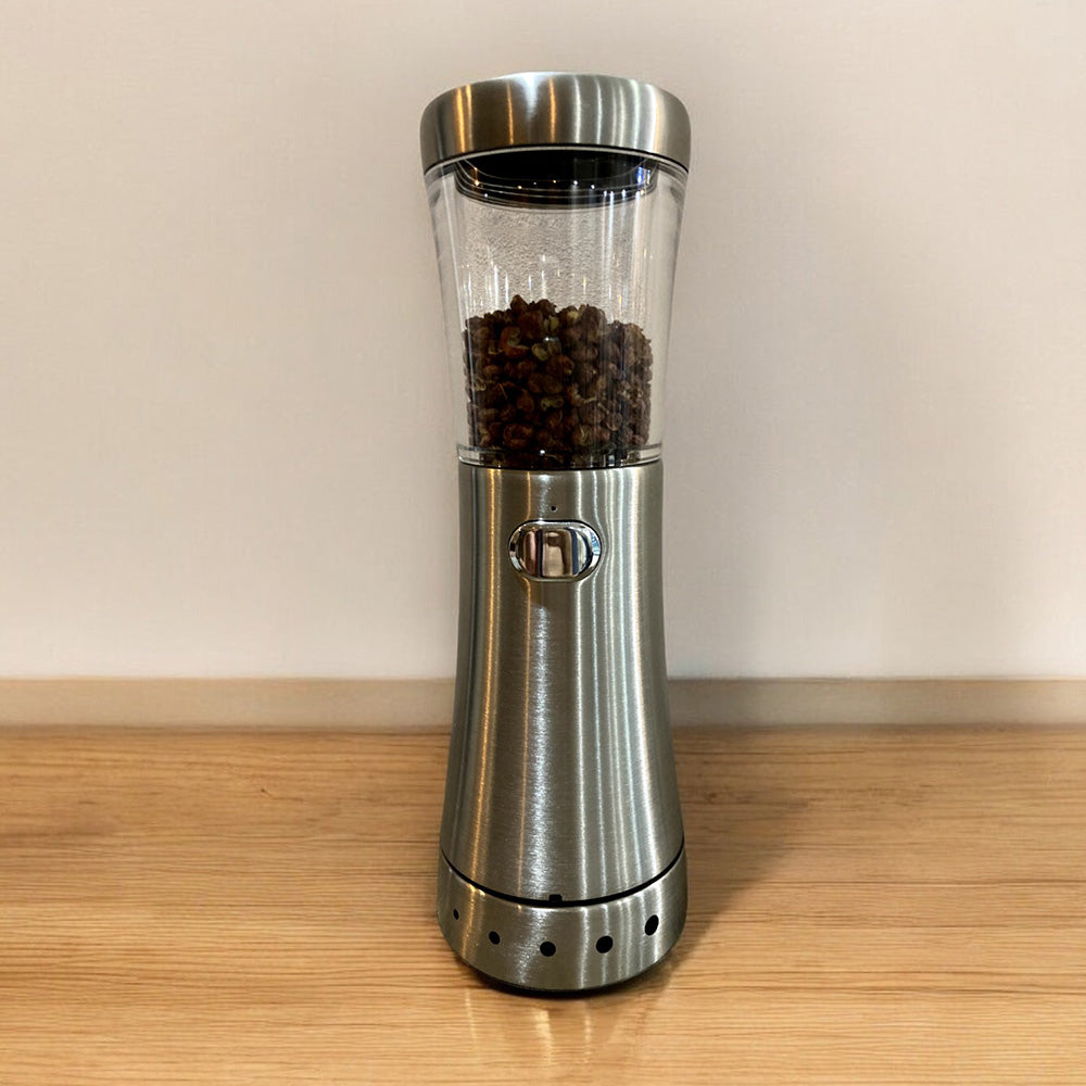 Electric salt and pepper grinder