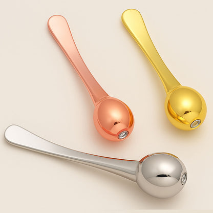 Metal eye cream massager