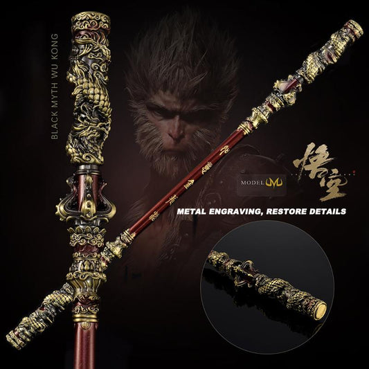 Black Myth Wukong Game Accessories Monkey King Ruyi Golden-Hooped Staff