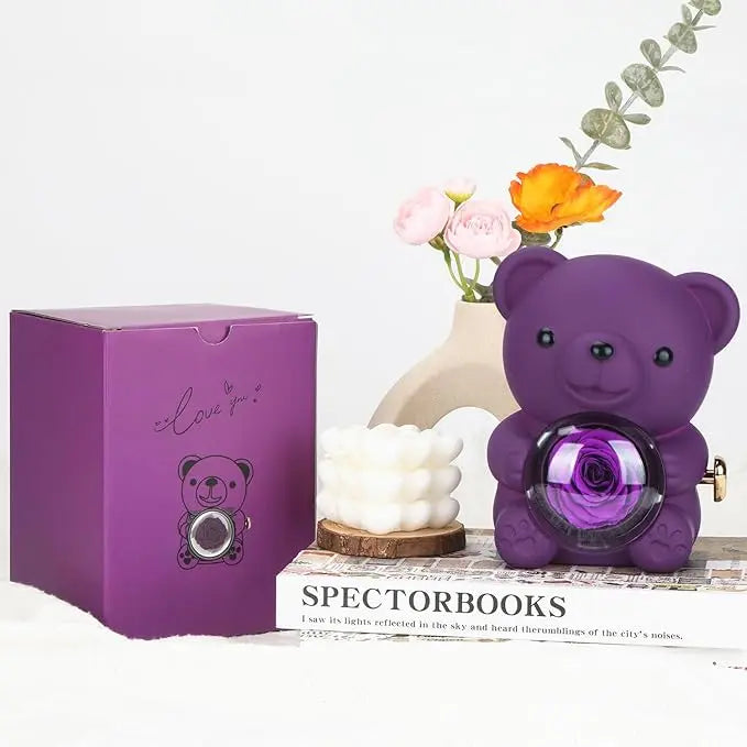 Forever Rose Bear Gift Box