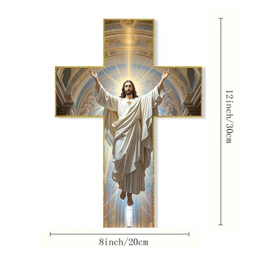 Vintage Wooden Jesus Christ Cross